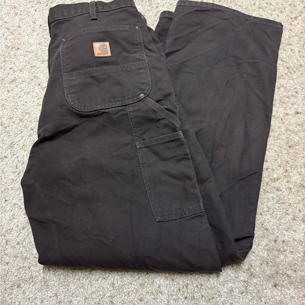 Carhartt Black Cargo Pants Durable Workwear